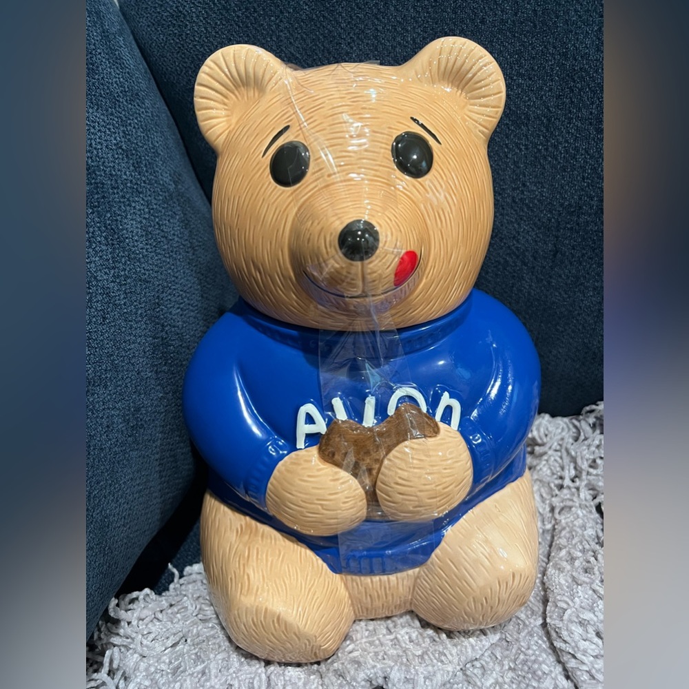 Vintage Avon Teddy Bear Cookie‎ Jar